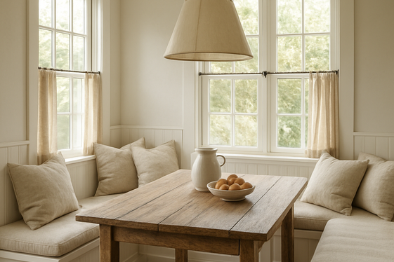 Cozy Breakfast Nooks with Bench Seating illustration