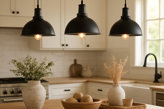 Choose Farmhouse-Style Pendant Lights illustration