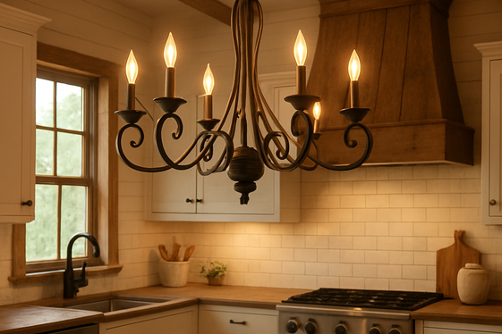 Add Vintage-Inspired Lighting Fixtures illustration