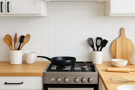 Designate Zones for Cooking Tools illustration