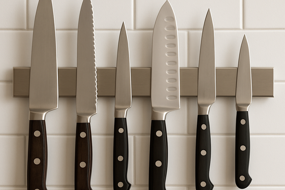 Set Up a Magnetic Knife Strip illustration