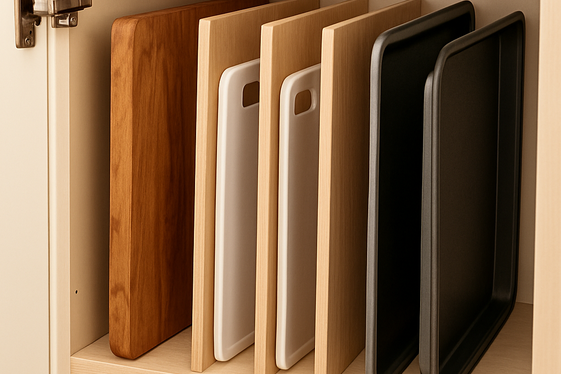 Add Vertical Dividers for Cutting Boards illustration