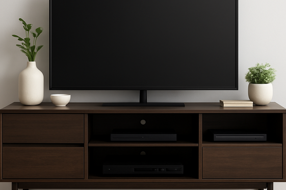 Incorporate a Storage-Friendly TV Console illustration