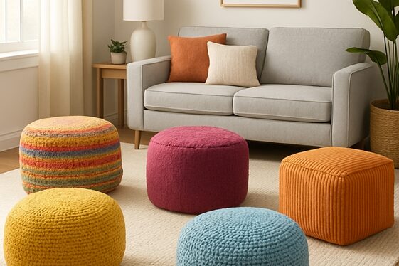 Add Multi-Functional Poufs illustration