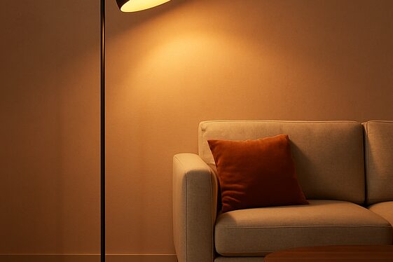 Place a Statement Floor Lamp illustration