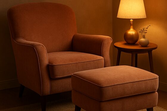 Choose Plush Armchairs with Ottoman illustration