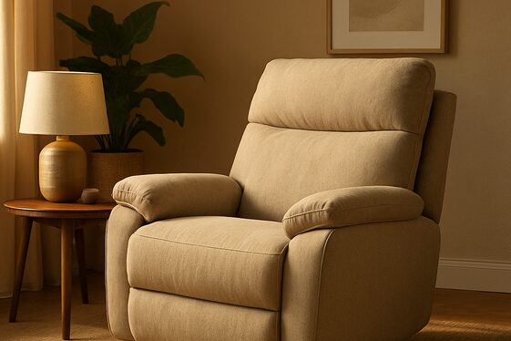 Include a Cozy Recliner Chair illustration