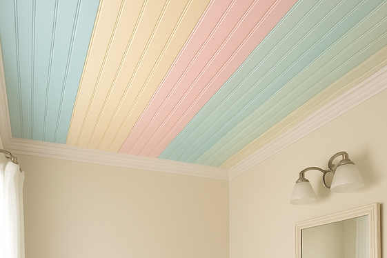 Light-Colored Beadboard Panels illustration