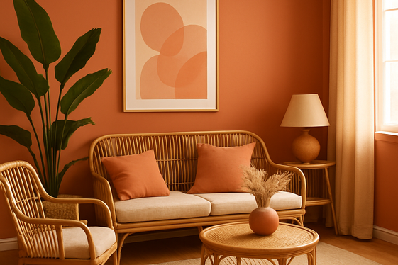 Warm Terracotta and Peach Combo illustration