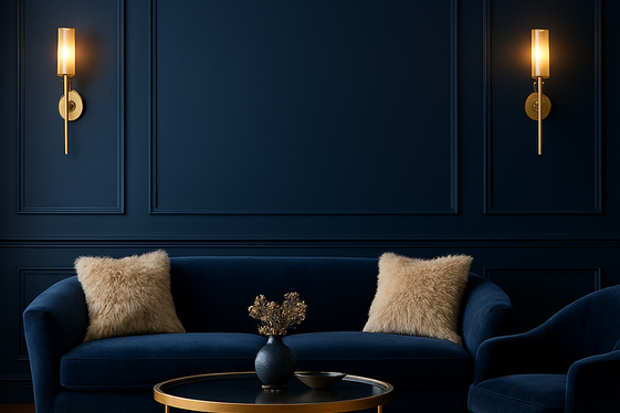 Navy and Gold for Elegant Luxury illustration