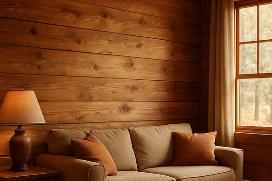 Rustic Wood Paneling for Warmth and Character illustration