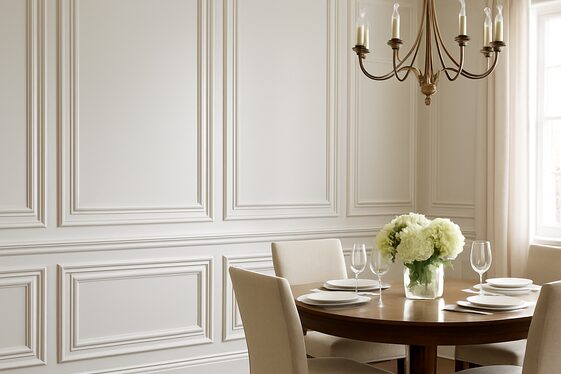 Wainscoting with a Twist: Raised Patterns illustration