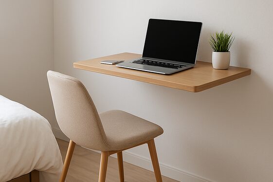 Use Floating Desks for Small Workspaces illustration