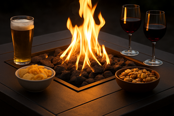 Fire Pit Tables for Dual Functionality illustration