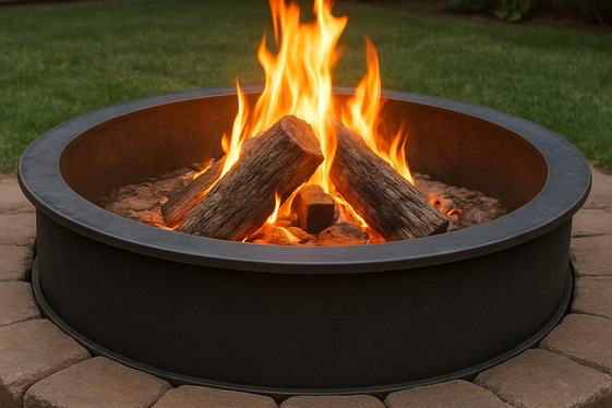Gas Fire Pit Rings for Easy Installation illustration