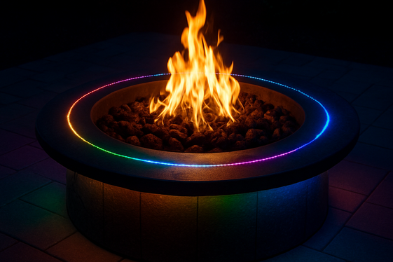 Fire Pits with LED Lighting for Ambiance illustration