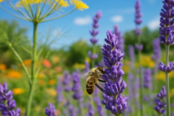 Pollinator-Friendly Herb Gardens for Bees and Butterflies illustration