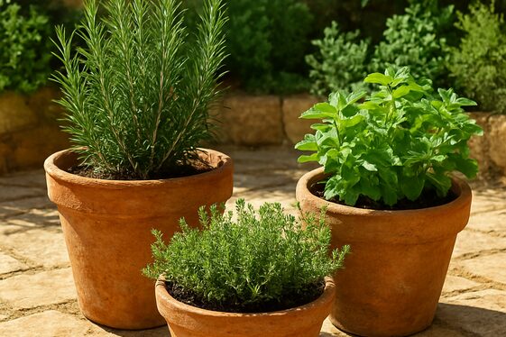 Mediterranean-Style Herb Gardens for Warm Climates illustration