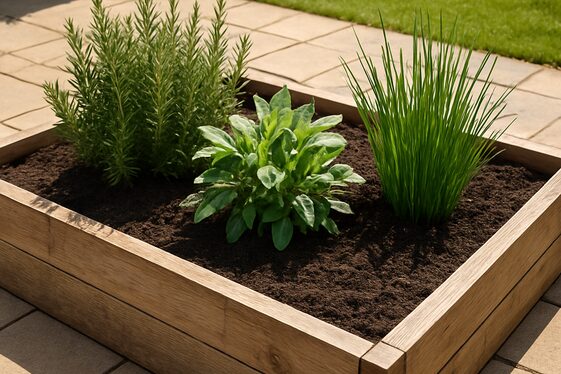 Raised Bed Herb Gardens for Easy Maintenance illustration