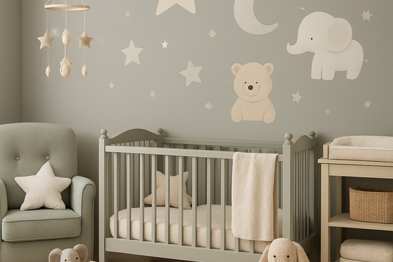 Gender-Neutral Nursery Inspiration illustration