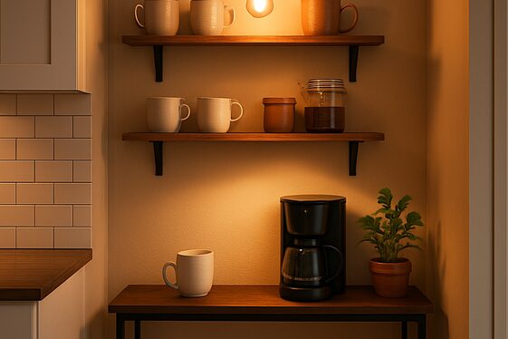 Compact Coffee Nooks for Small Spaces illustration