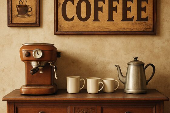 Classic Vintage Coffee Corners illustration