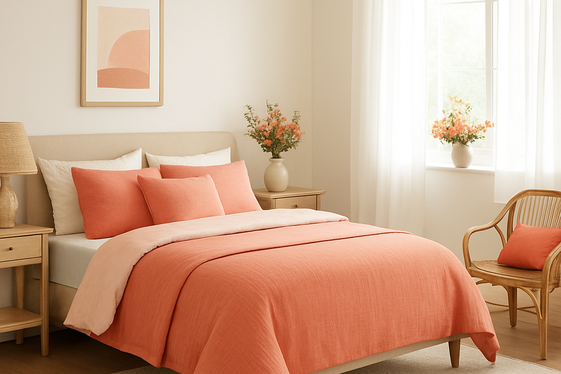 Coral and Peach for a Fresh Summer Glow illustration