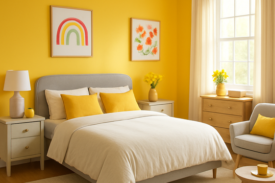 Sunshine Yellow for Bright and Cheerful Mornings illustration