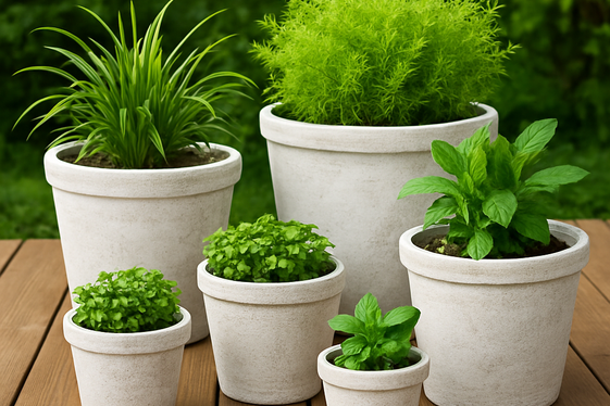 DIY Limewash on Garden Pots for Natural Vibes illustration