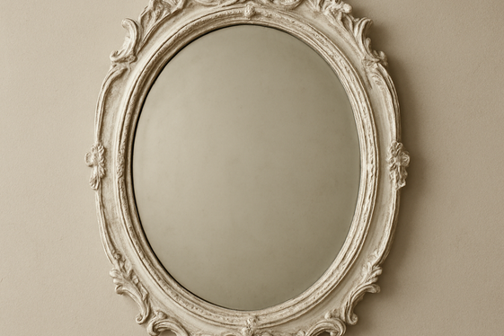 Update a Vintage Mirror Frame with Limewash illustration