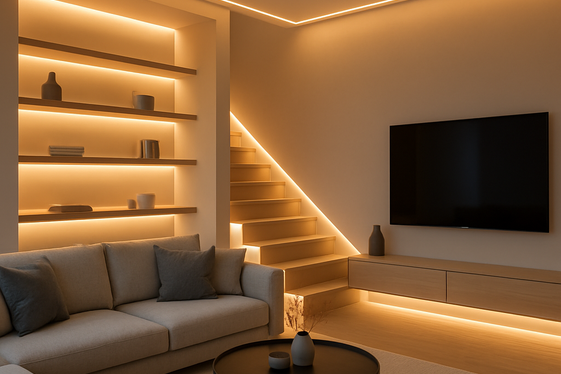 Add Strip Lighting for Modern Flair illustration