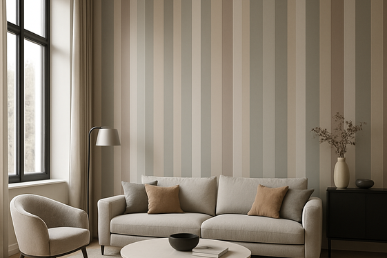 Vertical Stripes to Add Height and Drama illustration