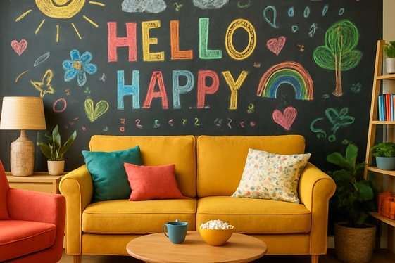Chalkboard Paint for a Fun, Functional Wall illustration