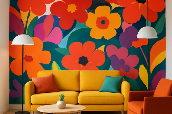 Bold Graphic Prints for Artistic Flair illustration