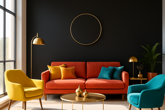 Matte Black Accent Walls for a Dramatic Touch illustration