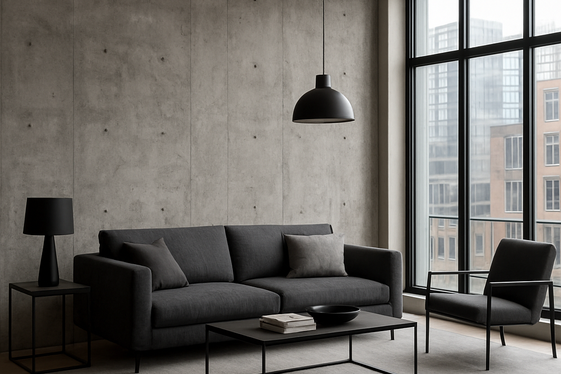 Concrete Walls for a Chic Industrial Vibe illustration