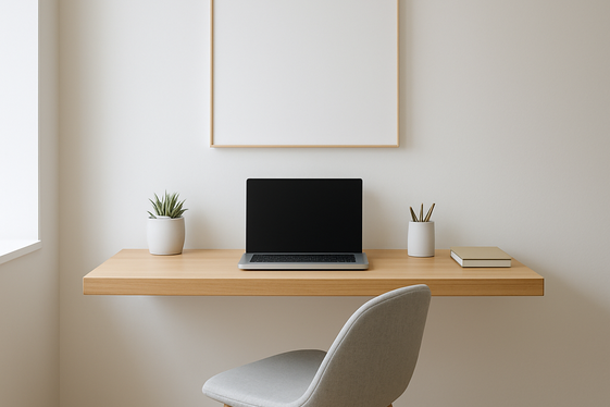 Maximize Space with a Floating Desk Setup illustration
