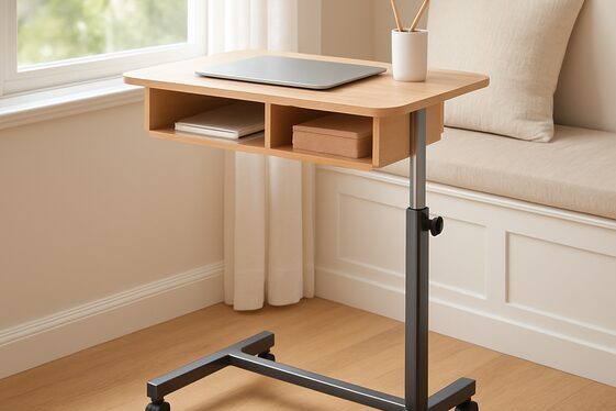 Create a Portable Rolling Desk Station illustration