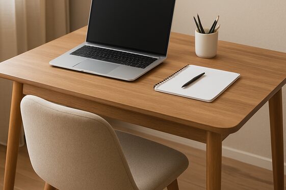 Craft a Dual-Purpose Dining Table Office illustration