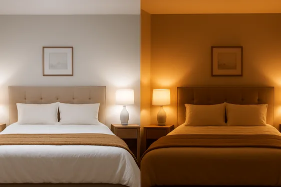 Comparing Lighting Options for a Soothing Glow illustration