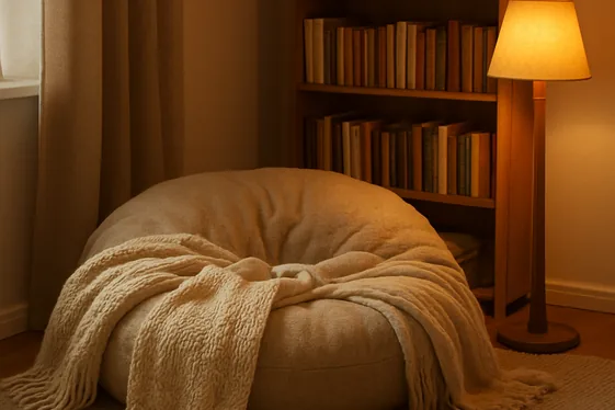 Creating a Cozy Reading Nook in Your Retreat illustration