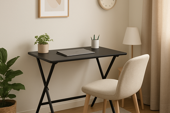 Compact Black Desks for Small Home Offices illustration