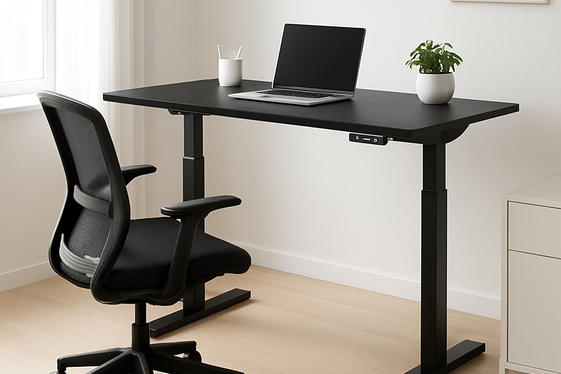 Black Standing Desks for Health and Style illustration
