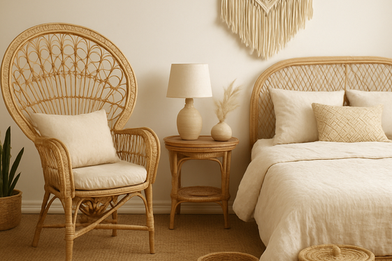 Use Rattan and Wicker Furniture and Accessories illustration