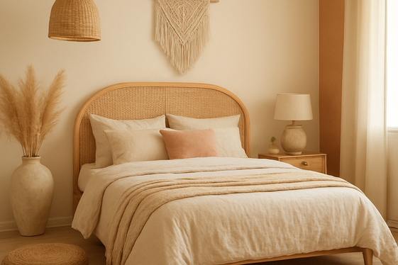 Use Warm Neutral Colors to Ground the Space illustration