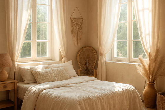 Opt for Lightweight, Flowing Window Treatments illustration