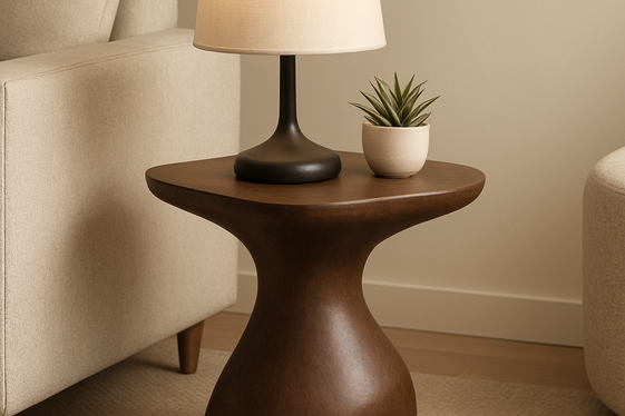 Selecting Brown Side Tables with Unique Designs illustration