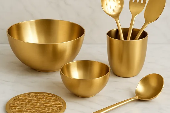 Quick Gold Accents with Decorative Accessories illustration