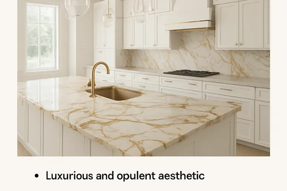 Quick Facts About Gold Countertops in Kitchens illustration