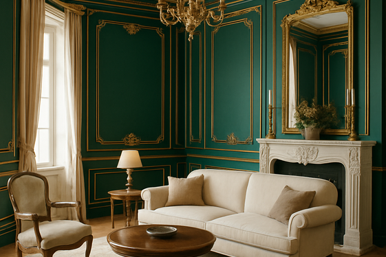 Gold Trim and Molding to Elevate Classic Interiors illustration